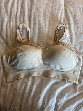 Bali Cream Wireless Seamless Comfort Bra